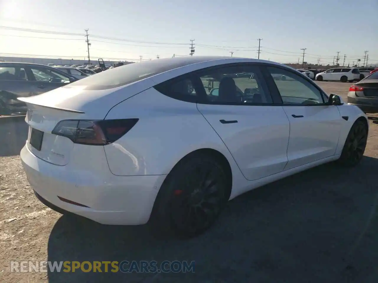 3 Photograph of a damaged car 5YJ3E1EC9NF294465 TESLA MODEL 3 2022