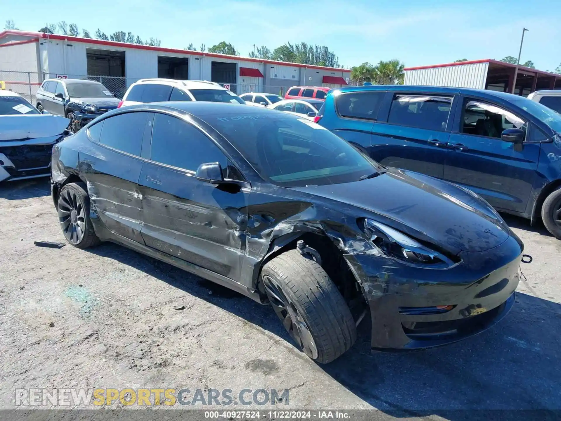 1 fotografías del automóvil dañado 5YJ3E1EC9NF318439 TESLA MODEL 3 2022