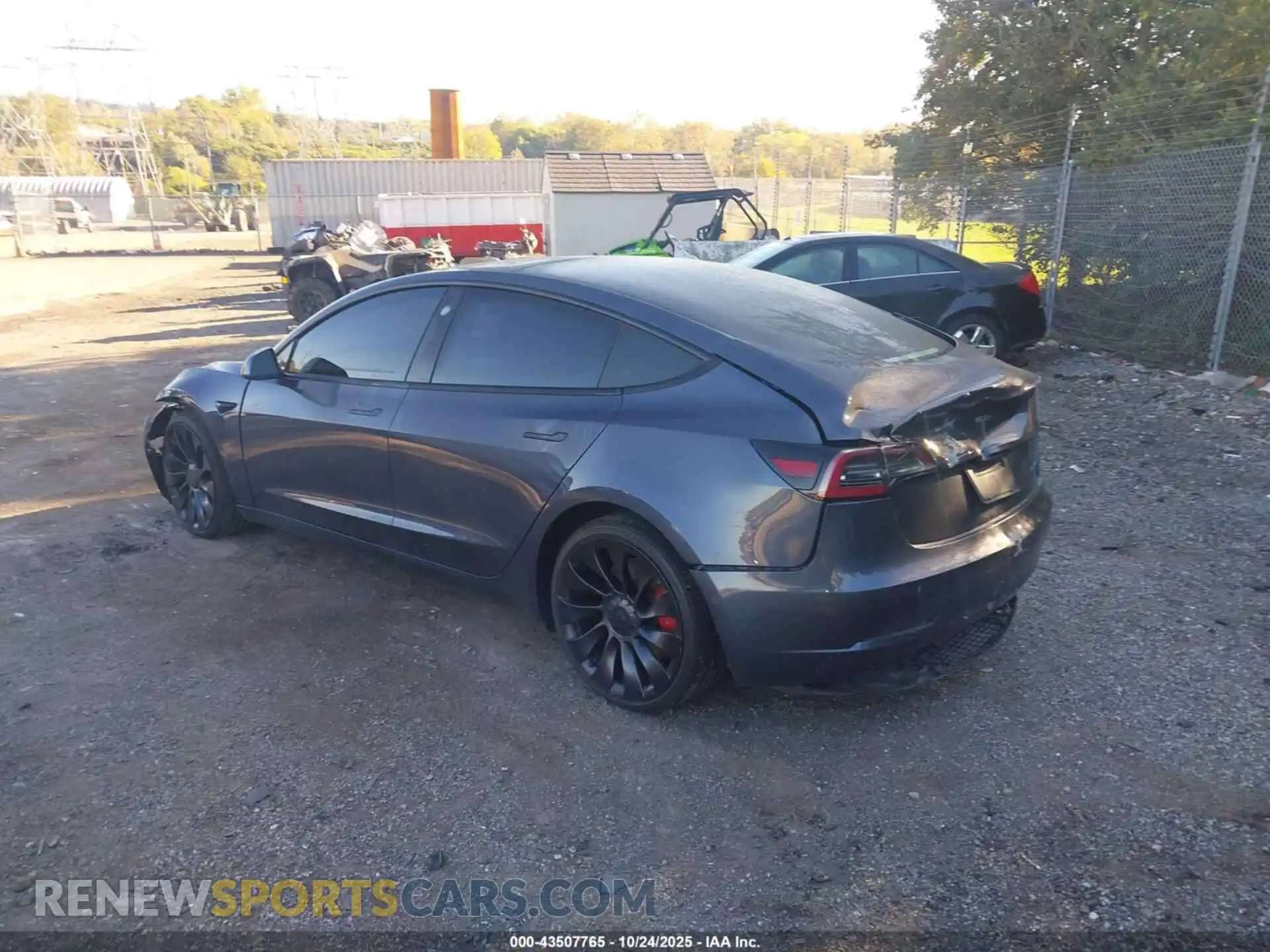 3 Photograph of a damaged car 5YJ3E1ECXNF105094 TESLA MODEL 3 2022