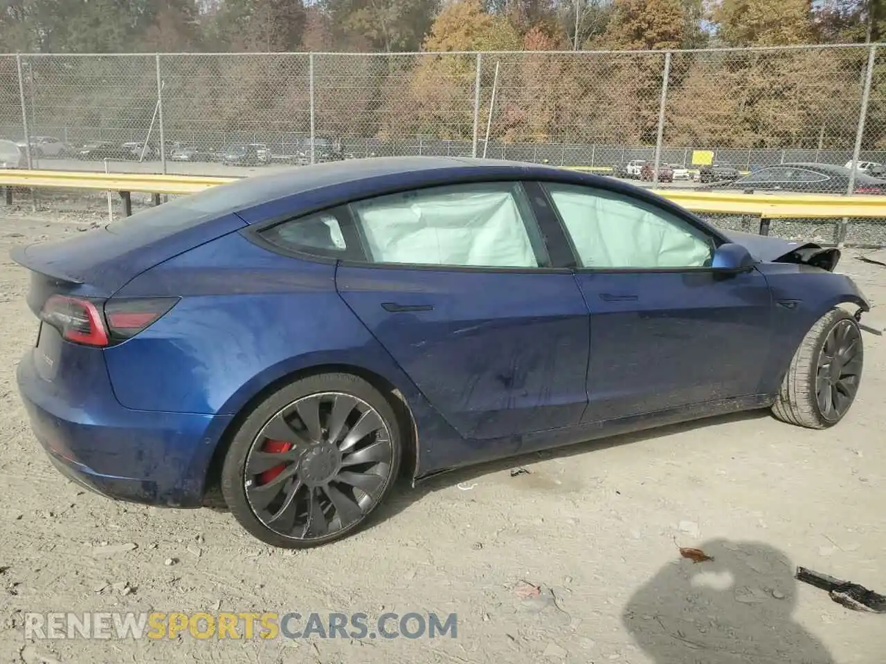 3 Photograph of a damaged car 5YJ3E1ECXNF108237 TESLA MODEL 3 2022
