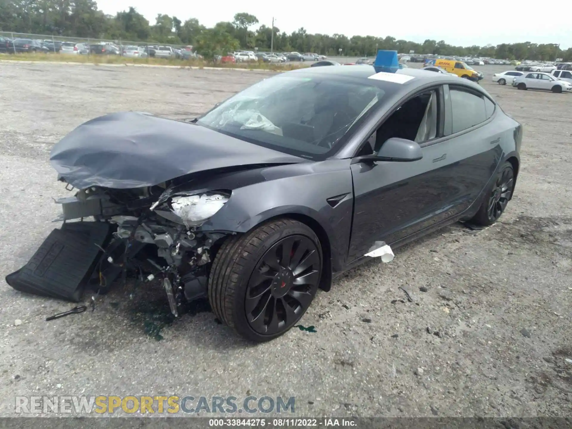 2 Фотография поврежденного автомобиля 5YJ3E1ECXNF248224 TESLA MODEL 3 2022