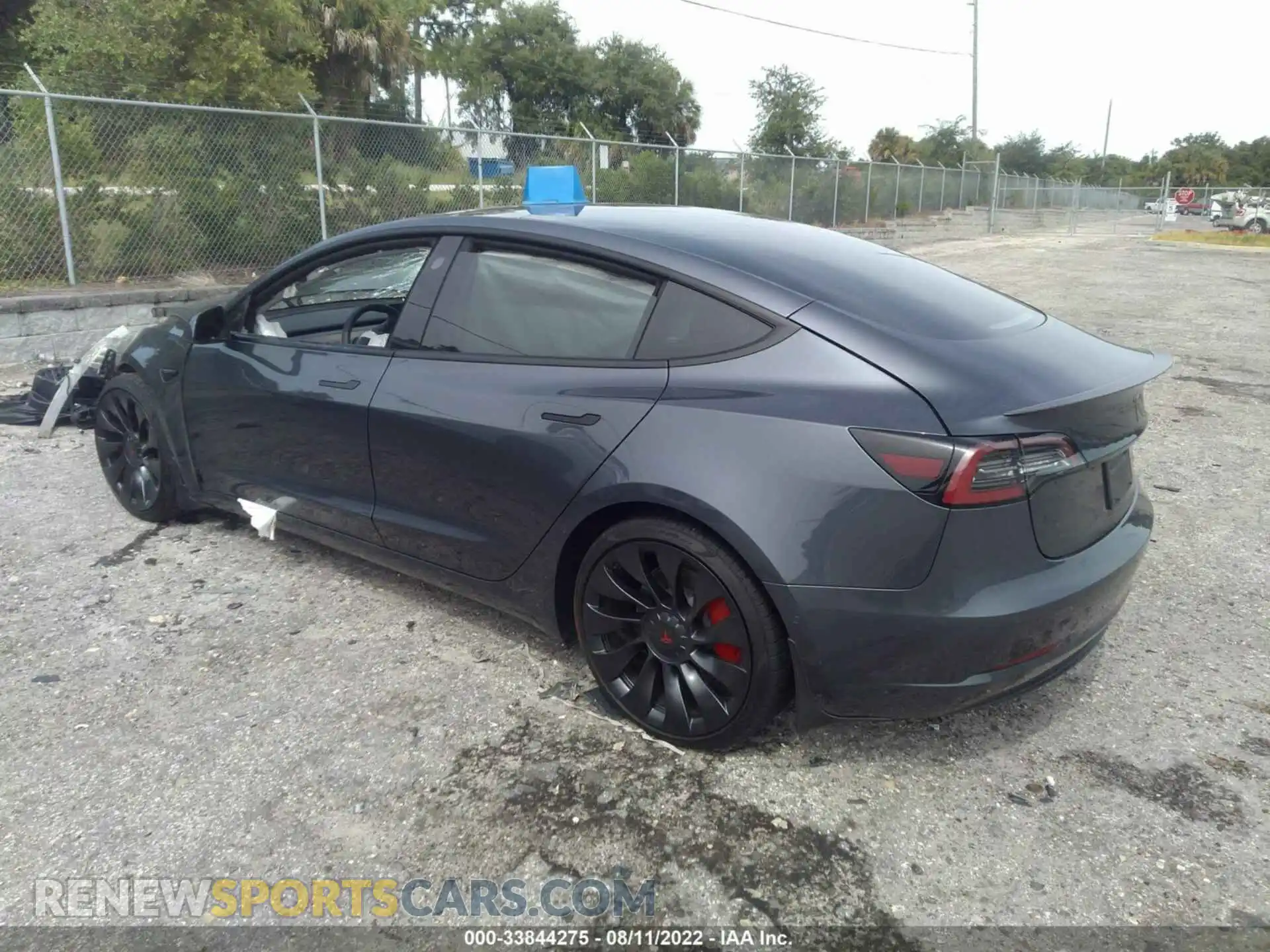 3 Фотография поврежденного автомобиля 5YJ3E1ECXNF248224 TESLA MODEL 3 2022