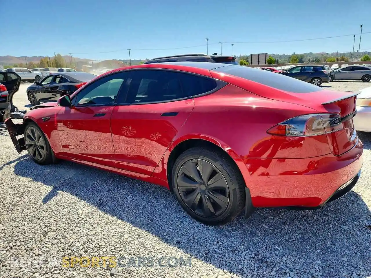 2 Photograph of a damaged car 5YJSA1E53NF467499 TESLA MODEL 3 2022
