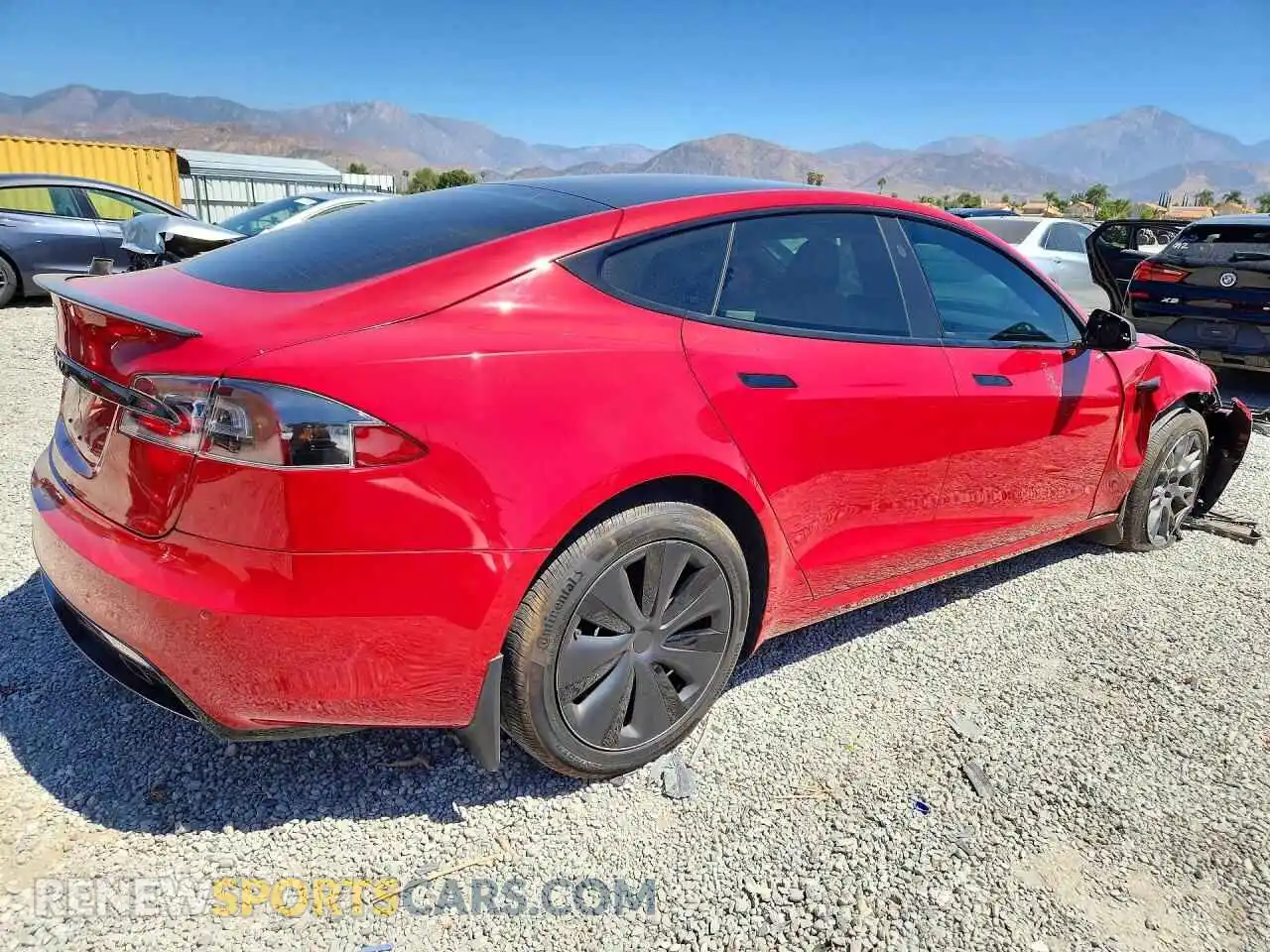 3 Photograph of a damaged car 5YJSA1E53NF467499 TESLA MODEL 3 2022