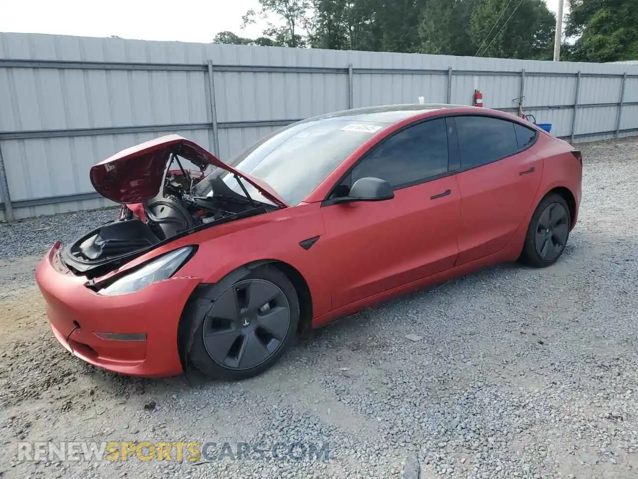 1 Photograph of a damaged car 5YJ3E1EA0PF385643 TESLA MODEL 3 2023