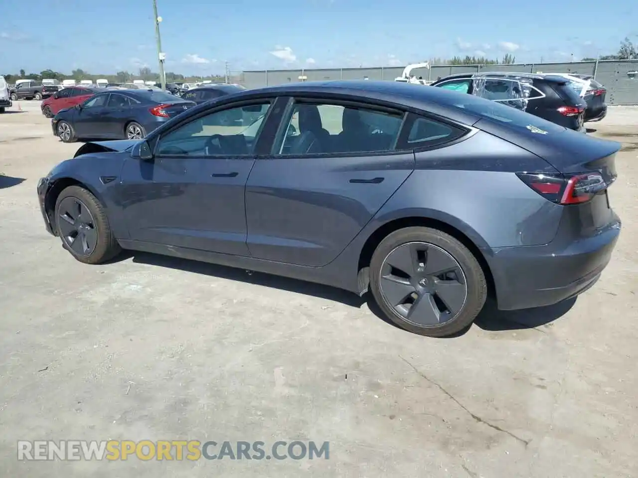2 Photograph of a damaged car 5YJ3E1EA0PF407768 TESLA MODEL 3 2023