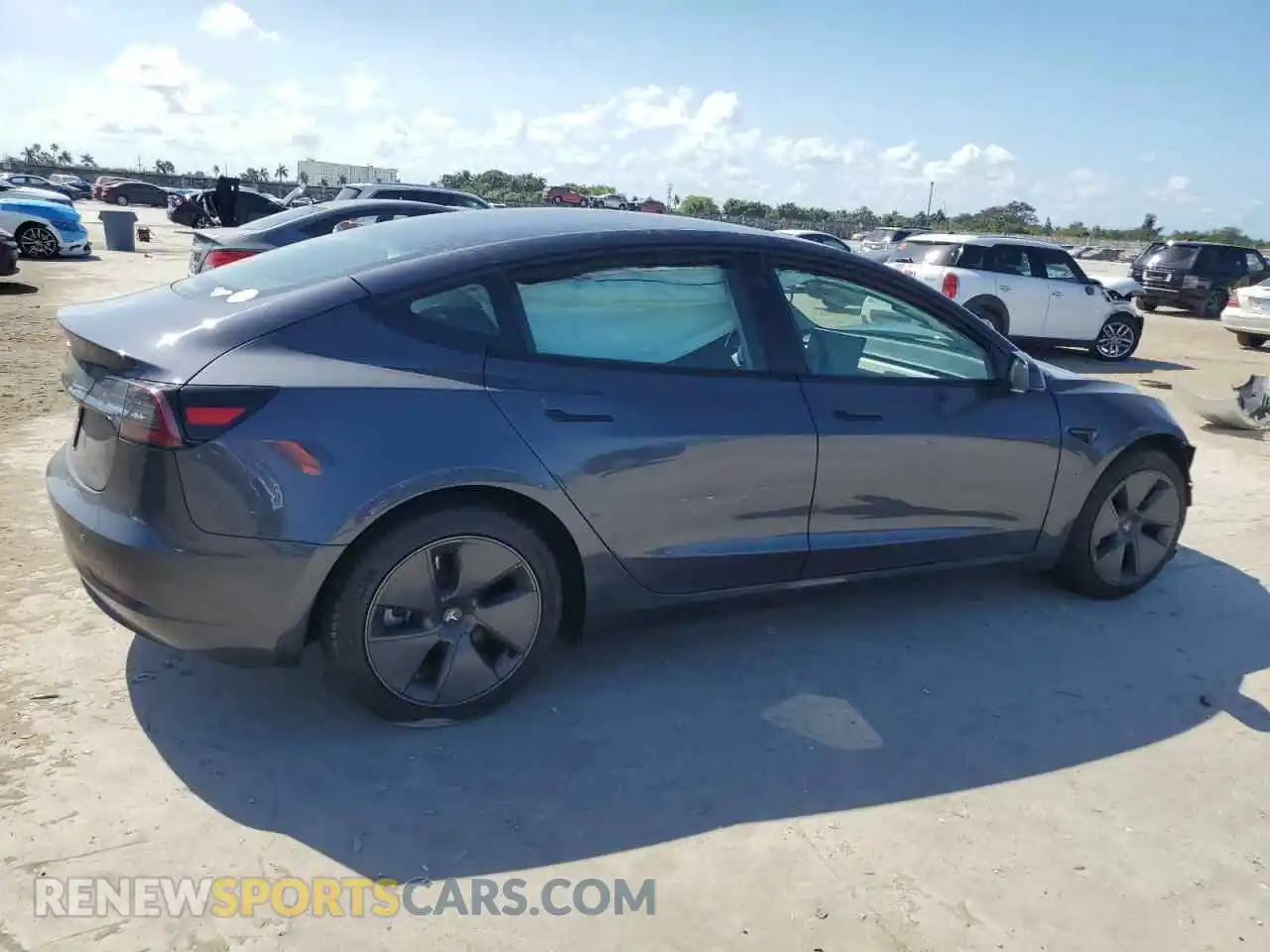 3 Photograph of a damaged car 5YJ3E1EA0PF407768 TESLA MODEL 3 2023