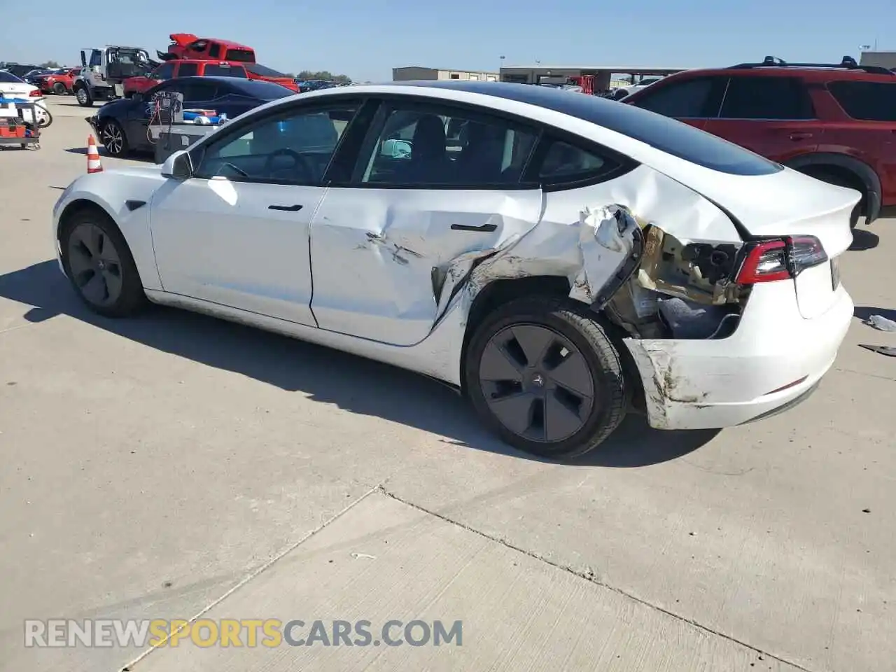 2 Photograph of a damaged car 5YJ3E1EA0PF424229 TESLA MODEL 3 2023