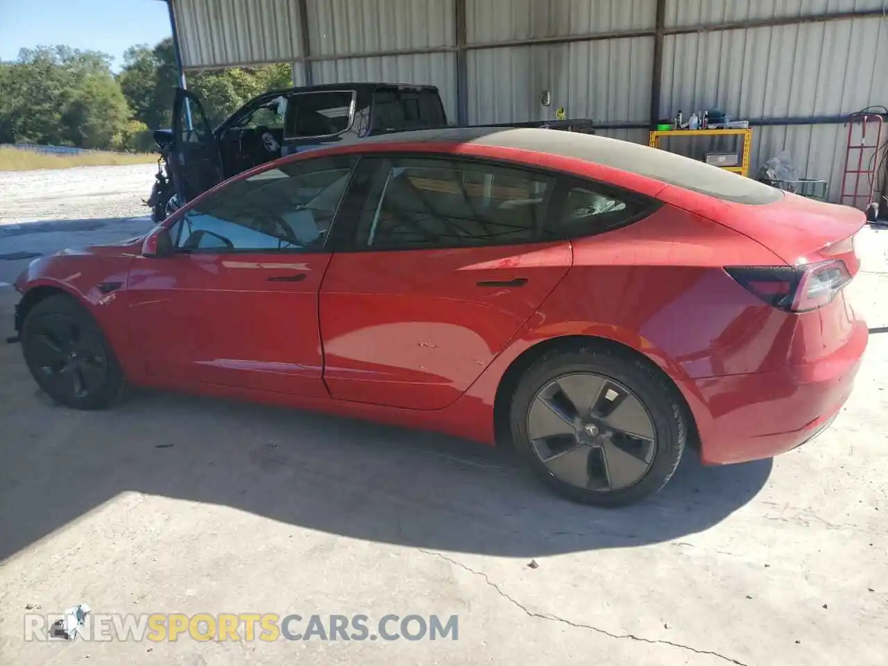 2 Photograph of a damaged car 5YJ3E1EA0PF438180 TESLA MODEL 3 2023