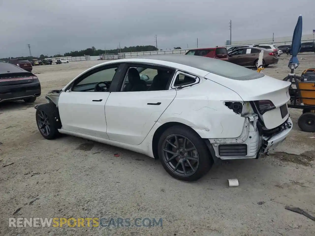 2 Photograph of a damaged car 5YJ3E1EA0PF447803 TESLA MODEL 3 2023