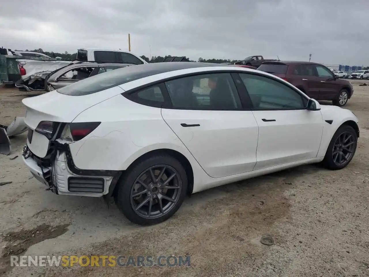 3 Photograph of a damaged car 5YJ3E1EA0PF447803 TESLA MODEL 3 2023