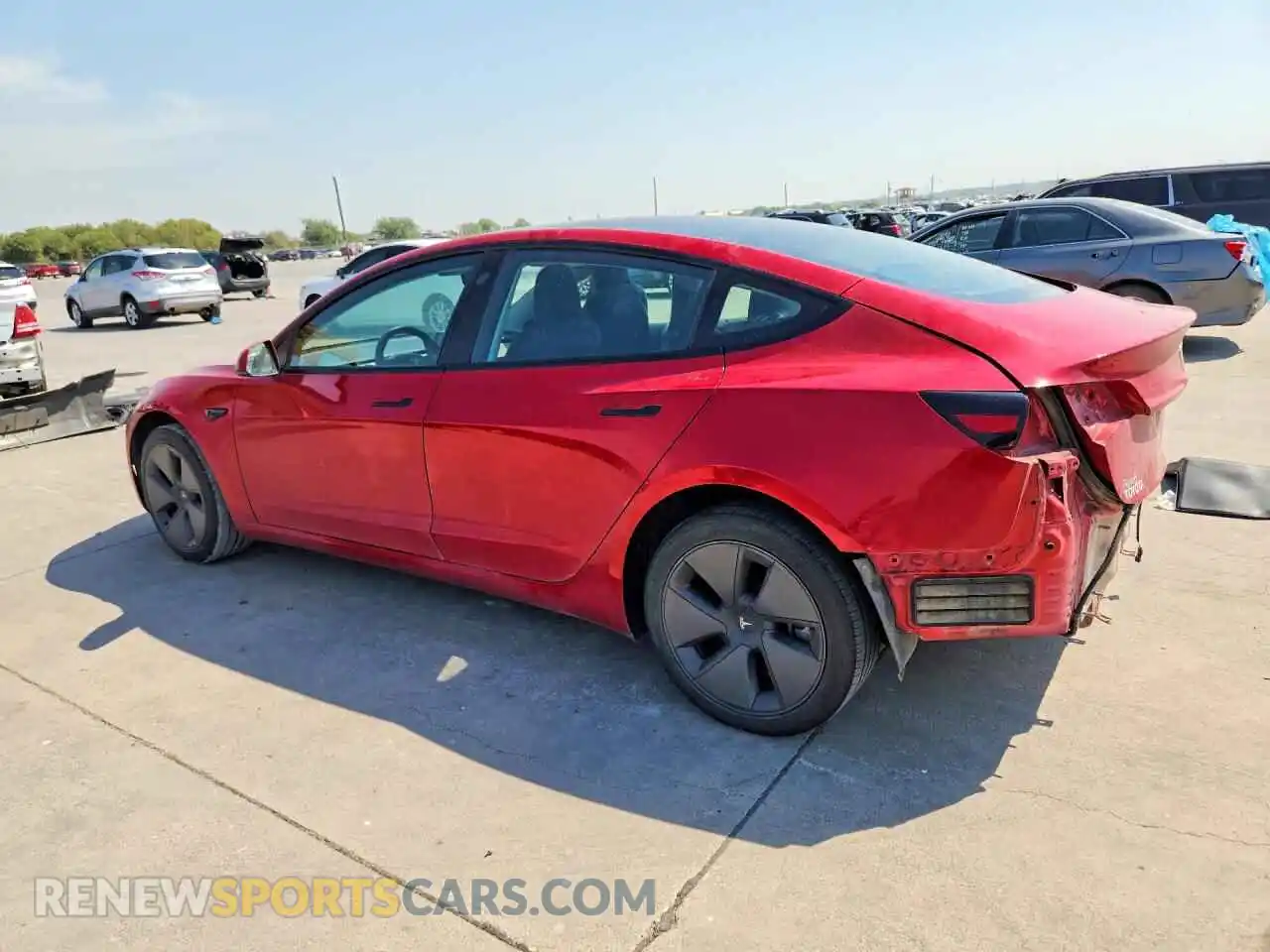 2 Photograph of a damaged car 5YJ3E1EA0PF448322 TESLA MODEL 3 2023