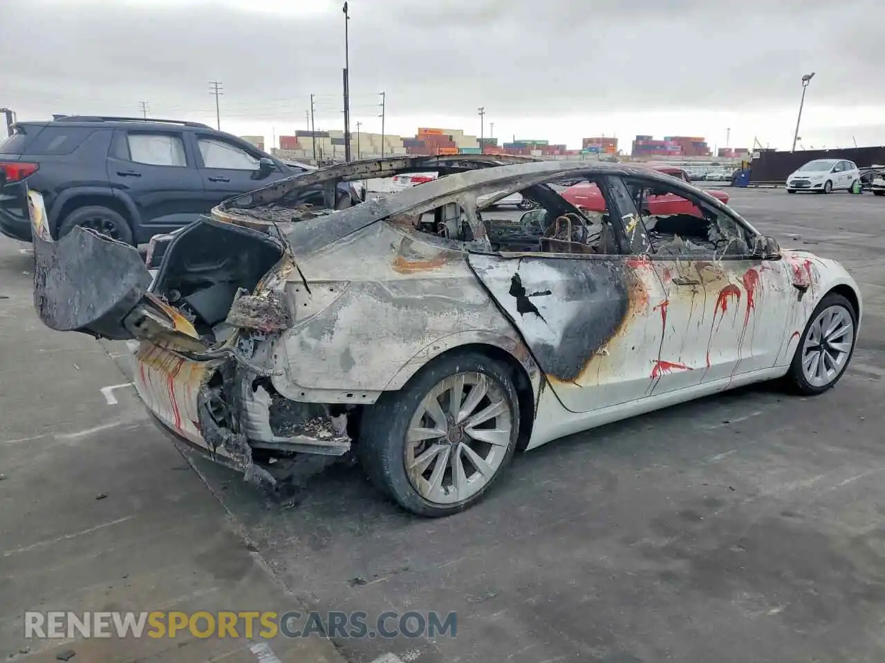 3 Photograph of a damaged car 5YJ3E1EA0PF459787 TESLA MODEL 3 2023