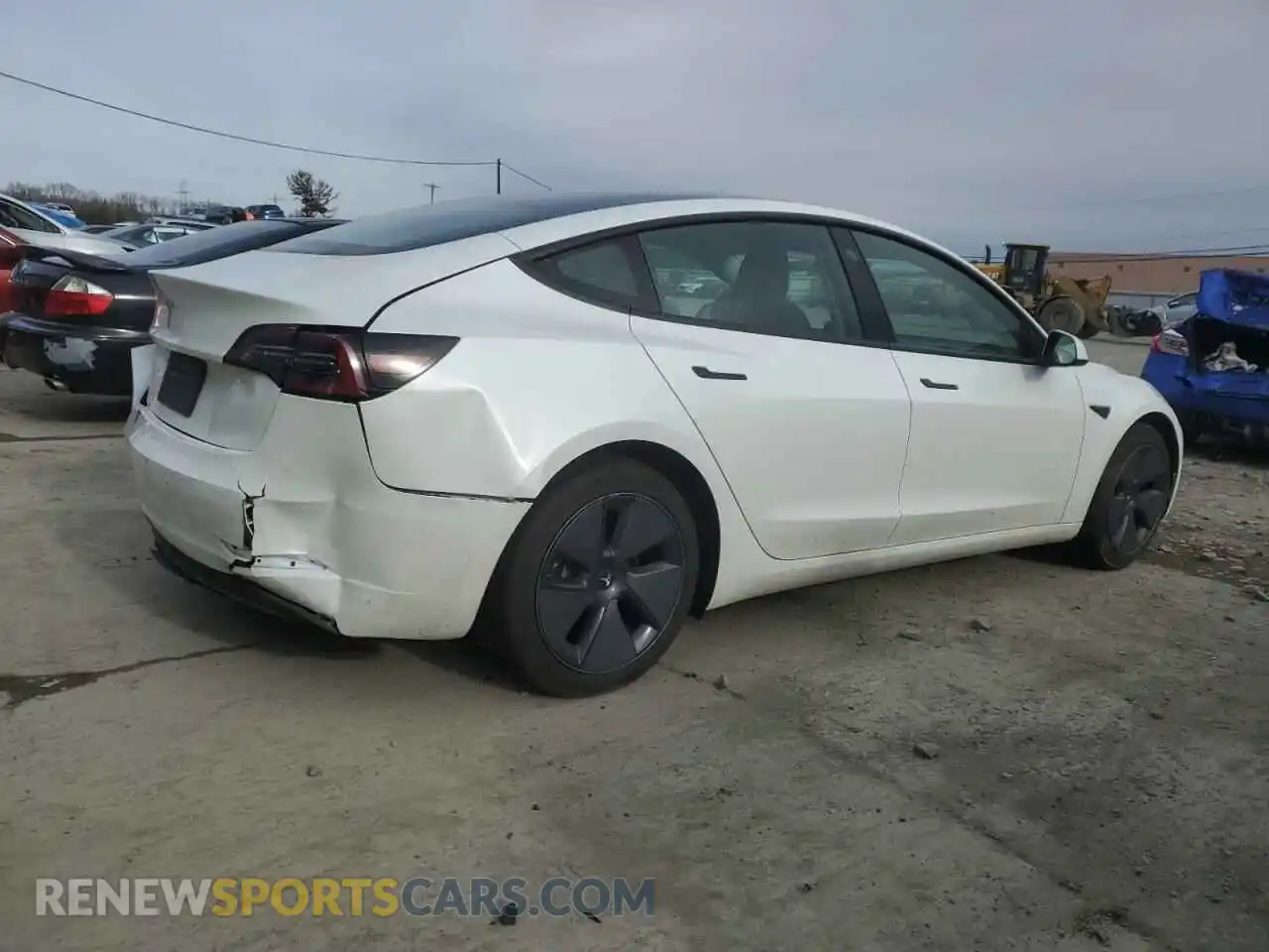 3 Photograph of a damaged car 5YJ3E1EA0PF487458 TESLA MODEL 3 2023