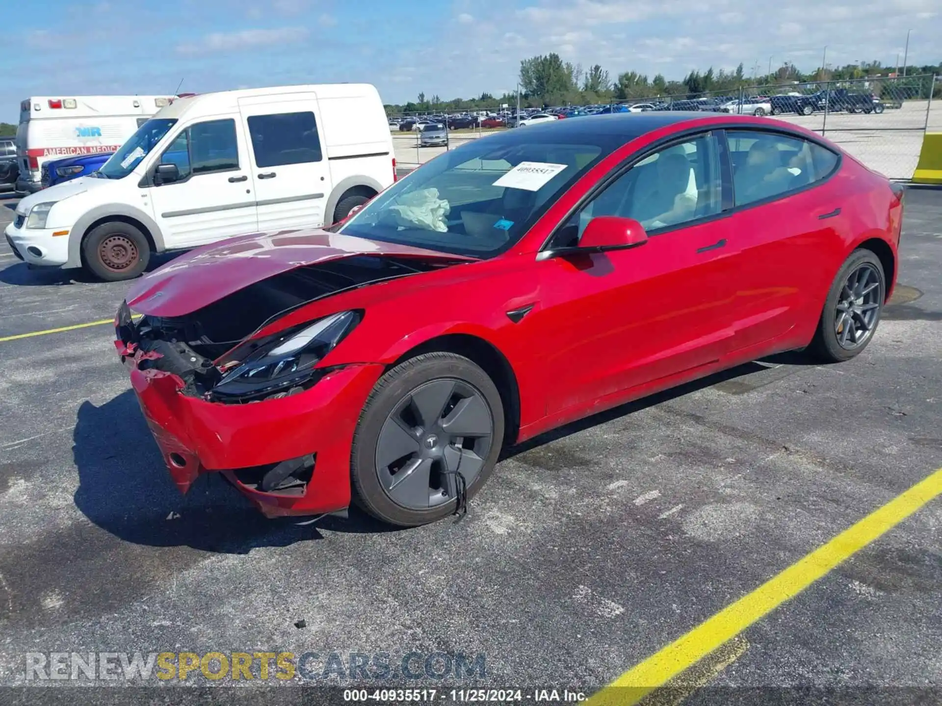 2 Фотография поврежденного автомобиля 5YJ3E1EA0PF503576 TESLA MODEL 3 2023