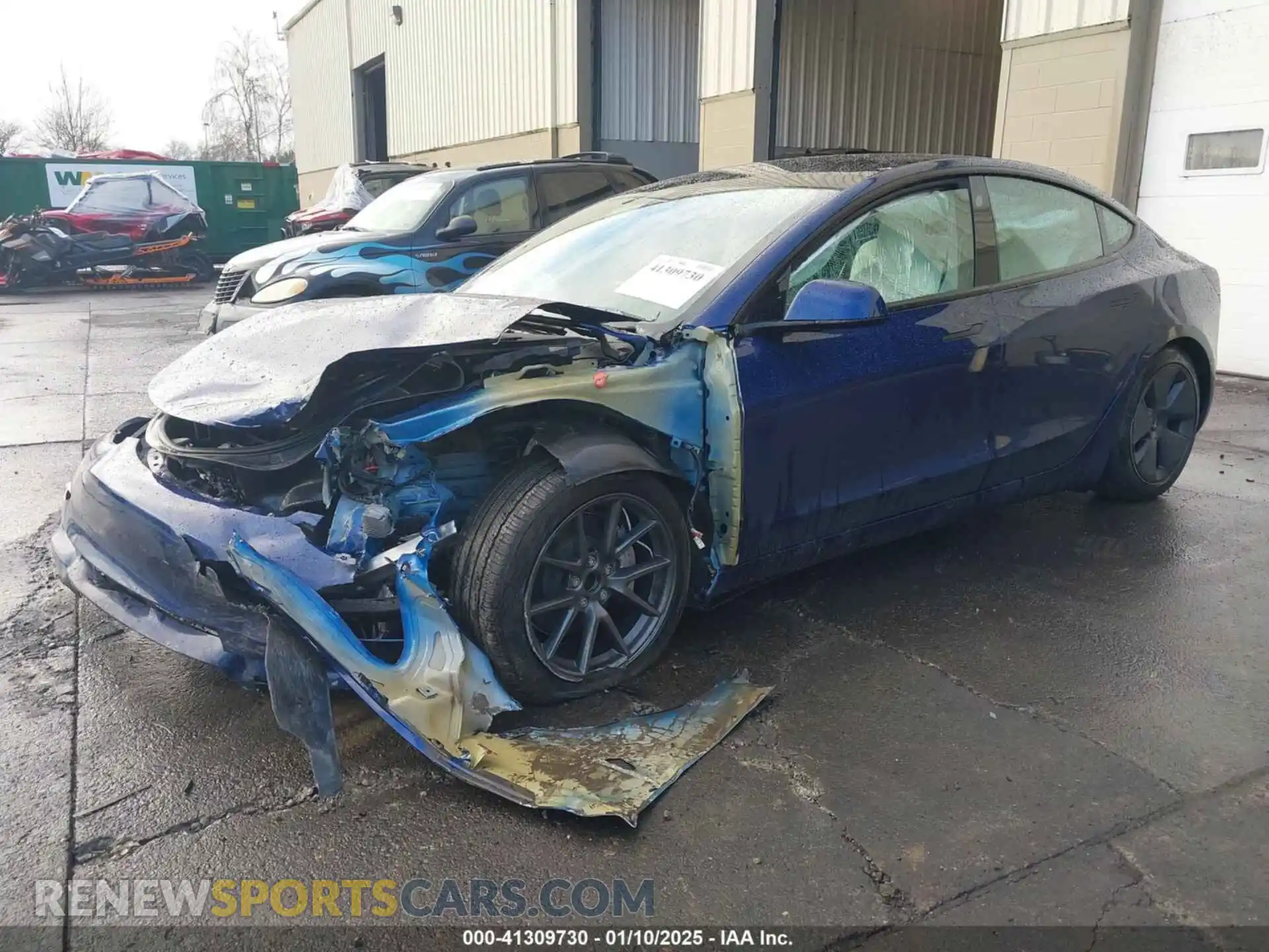2 Фотография поврежденного автомобиля 5YJ3E1EA0PF551837 TESLA MODEL 3 2023