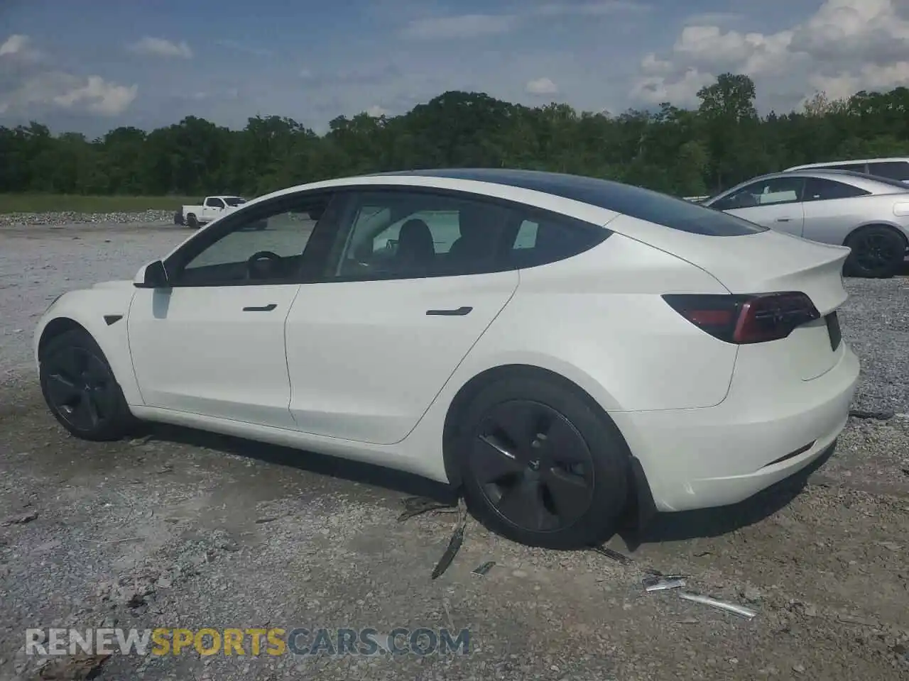 2 Photograph of a damaged car 5YJ3E1EA0PF584093 TESLA MODEL 3 2023