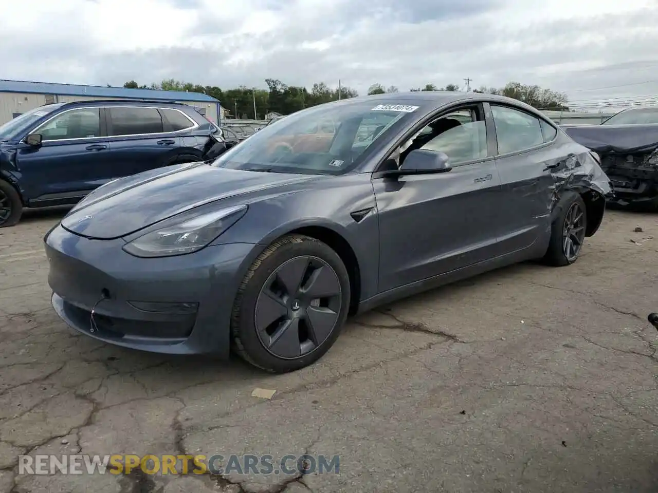1 Photograph of a damaged car 5YJ3E1EA0PF613267 TESLA MODEL 3 2023