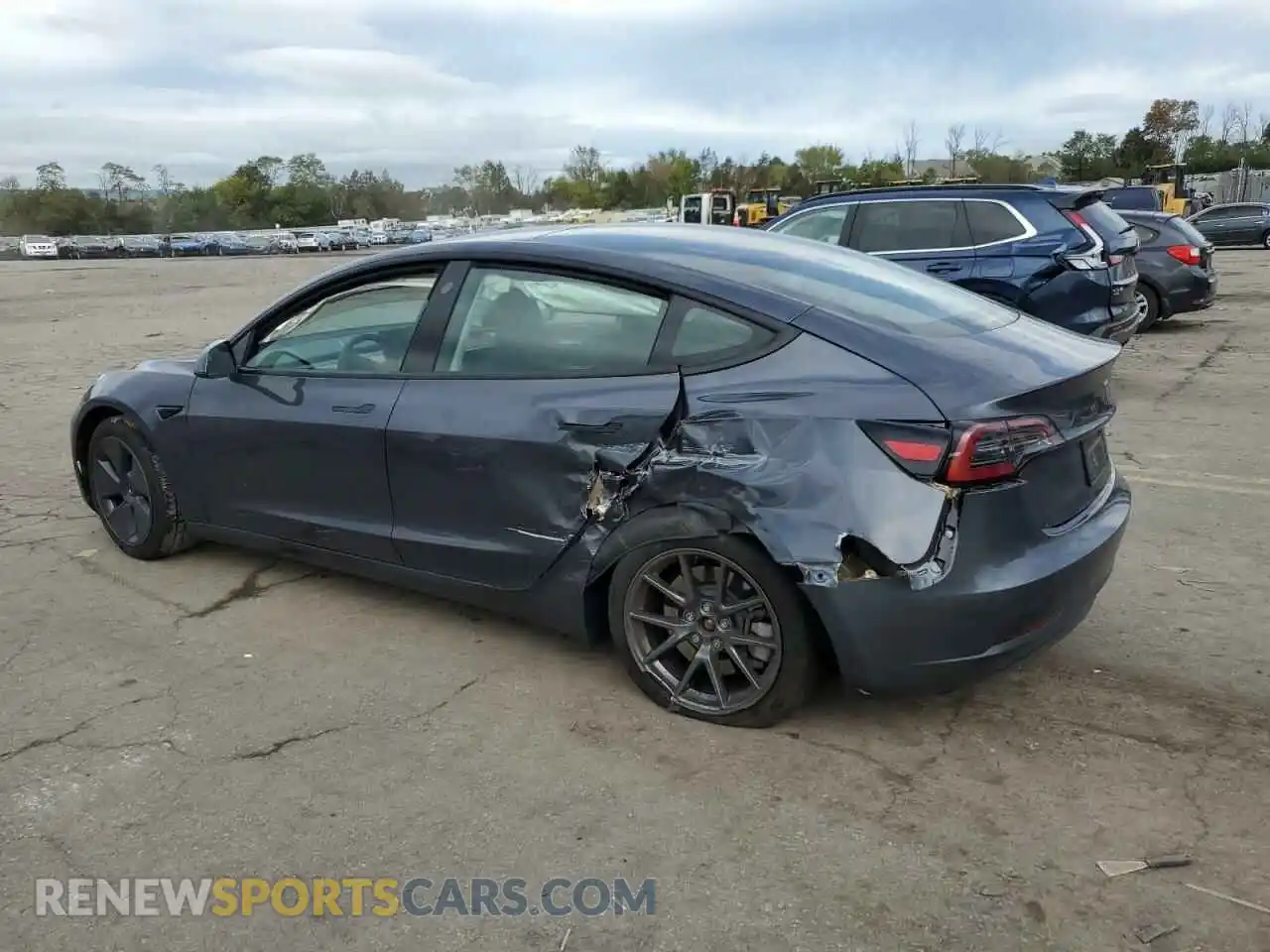 2 Photograph of a damaged car 5YJ3E1EA0PF613267 TESLA MODEL 3 2023
