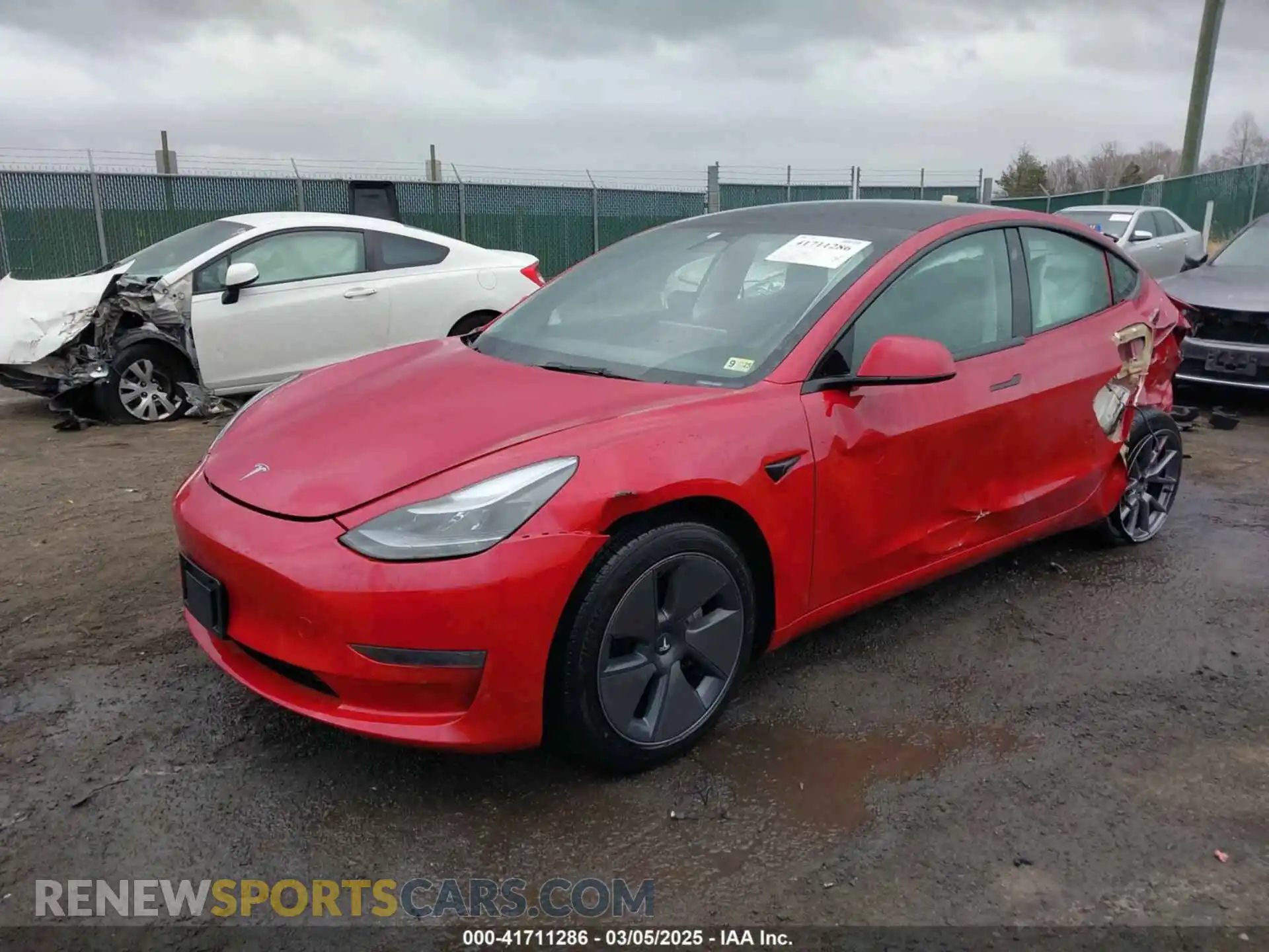 2 Photograph of a damaged car 5YJ3E1EA0PF644566 TESLA MODEL 3 2023