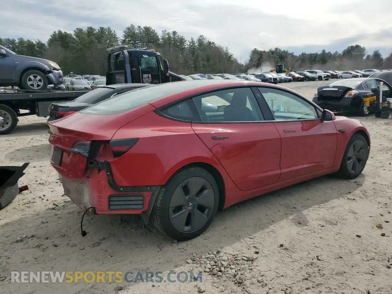 3 Photograph of a damaged car 5YJ3E1EA0PF655048 TESLA MODEL 3 2023