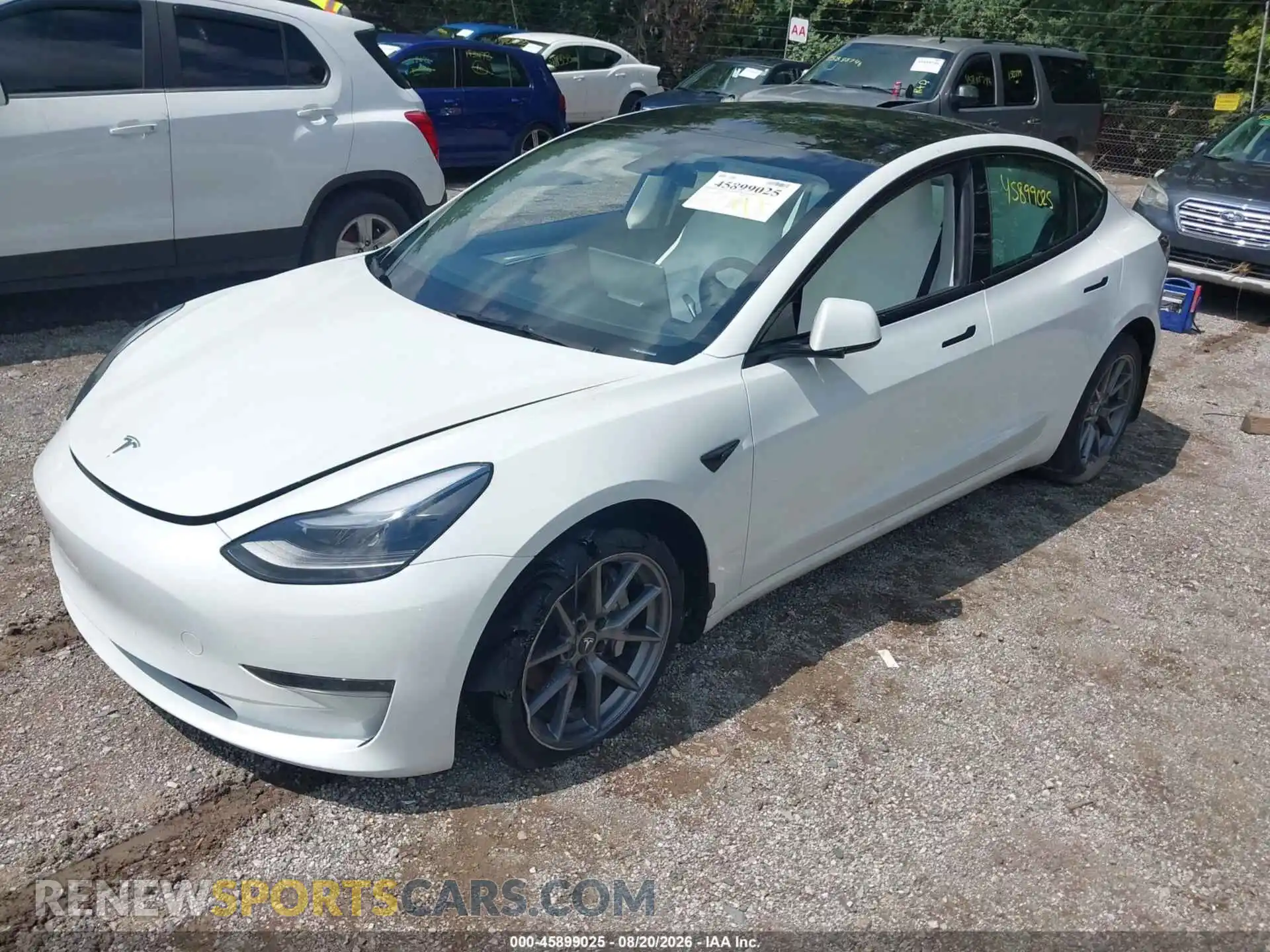 2 Photograph of a damaged car 5YJ3E1EA0PF657012 TESLA MODEL 3 2023