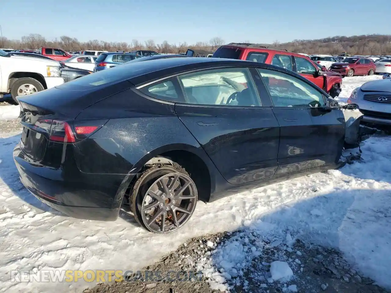 3 Photograph of a damaged car 5YJ3E1EA0PF657740 TESLA MODEL 3 2023