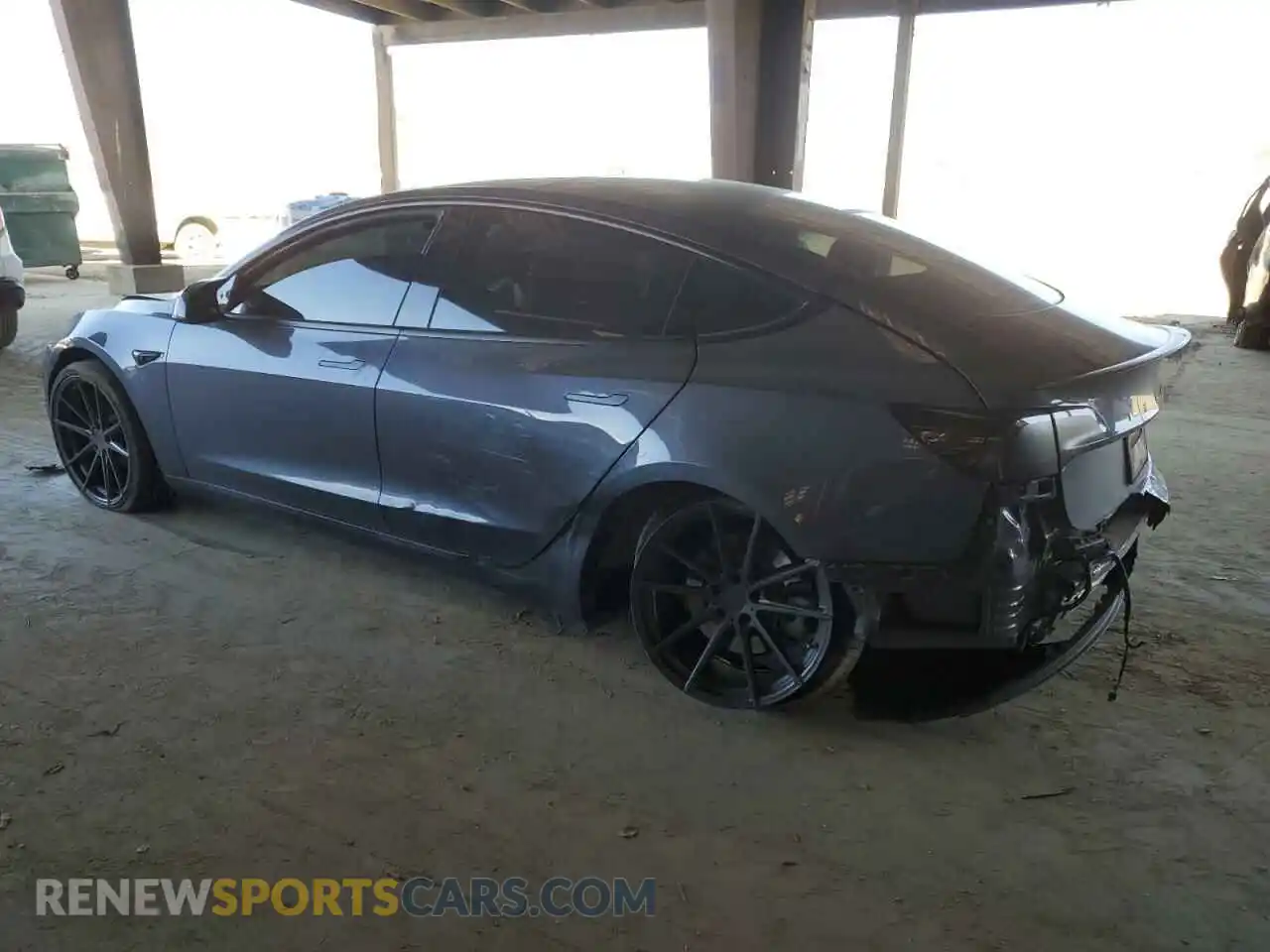 2 Photograph of a damaged car 5YJ3E1EA0PF661352 TESLA MODEL 3 2023