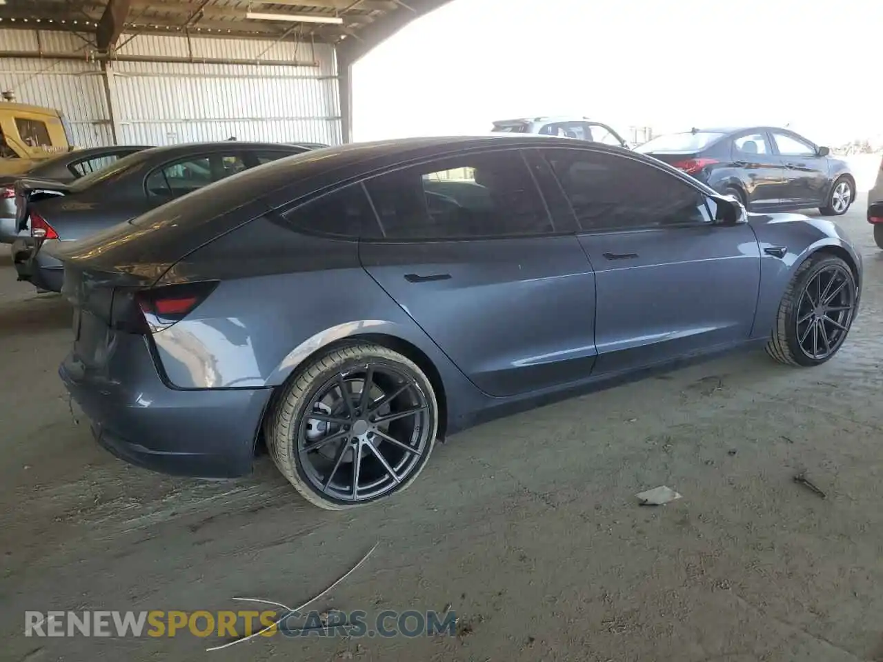 3 Photograph of a damaged car 5YJ3E1EA0PF661352 TESLA MODEL 3 2023