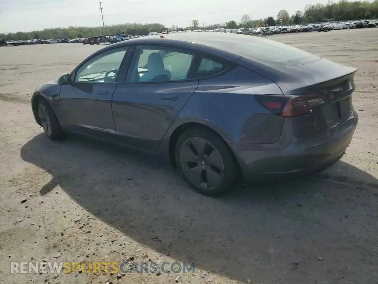 2 Photograph of a damaged car 5YJ3E1EA0PF671606 TESLA MODEL 3 2023