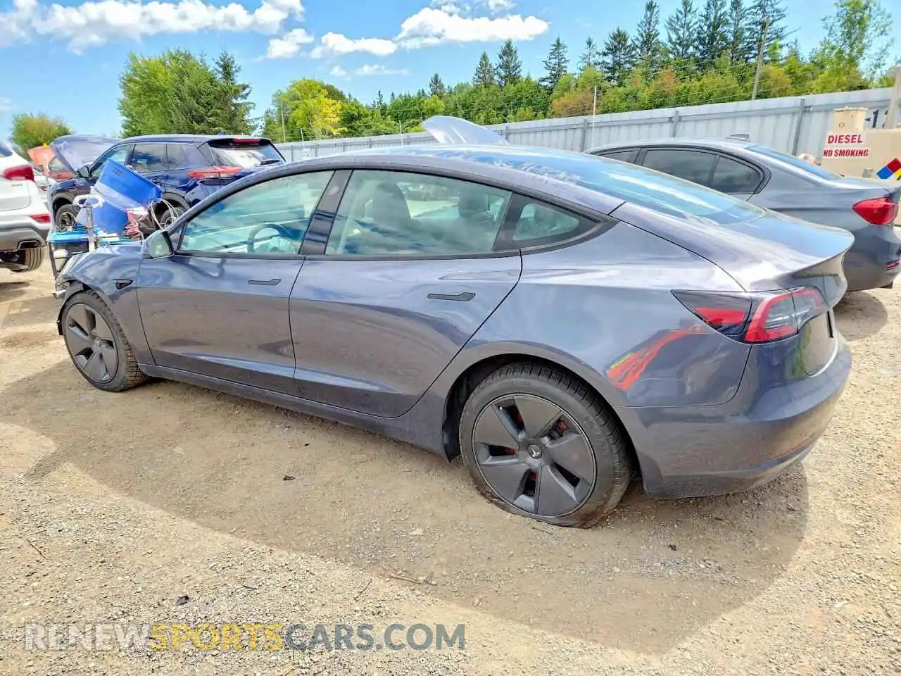 2 Photograph of a damaged car 5YJ3E1EA0PF686591 TESLA MODEL 3 2023