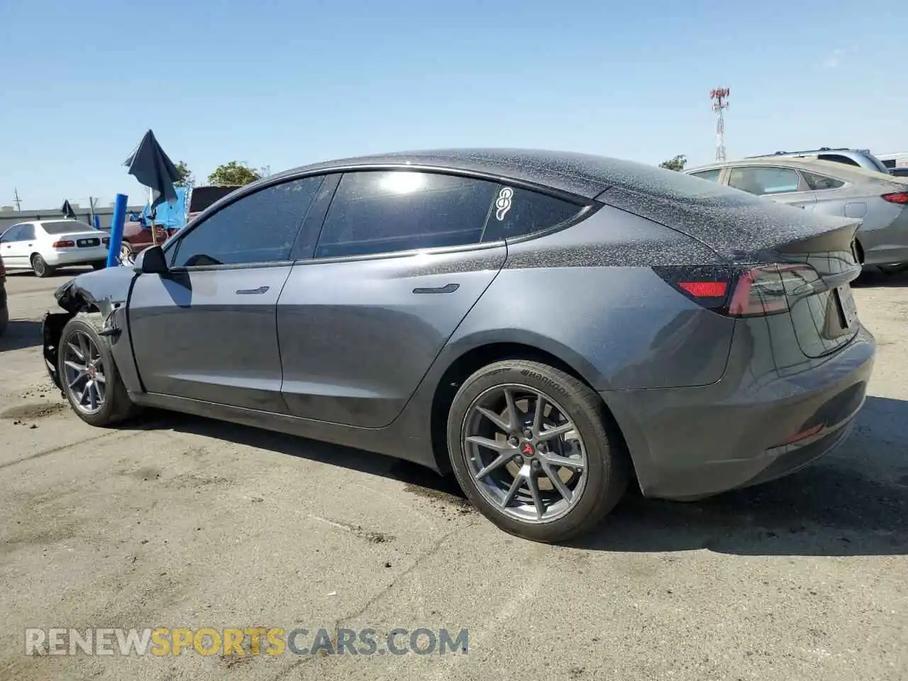 2 Photograph of a damaged car 5YJ3E1EA0PF687367 TESLA MODEL 3 2023
