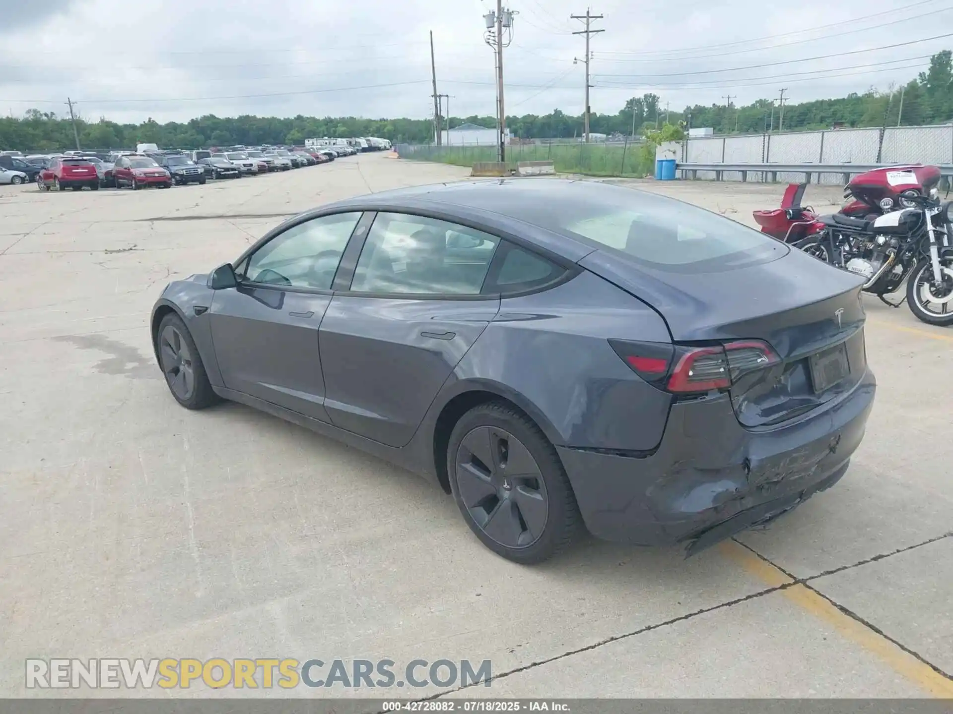 3 Photograph of a damaged car 5YJ3E1EA0PF695162 TESLA MODEL 3 2023
