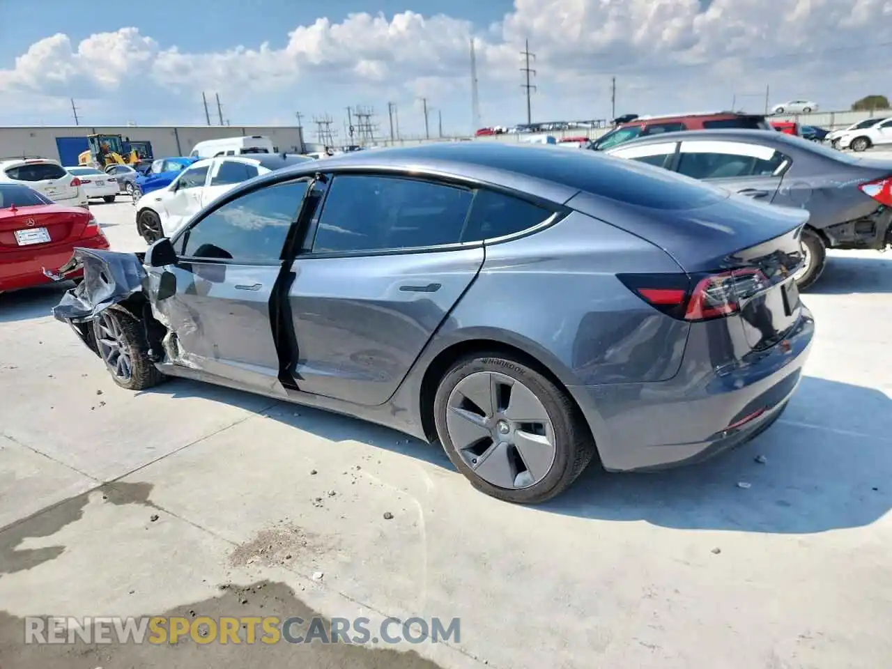 2 Photograph of a damaged car 5YJ3E1EA0PF700358 TESLA MODEL 3 2023