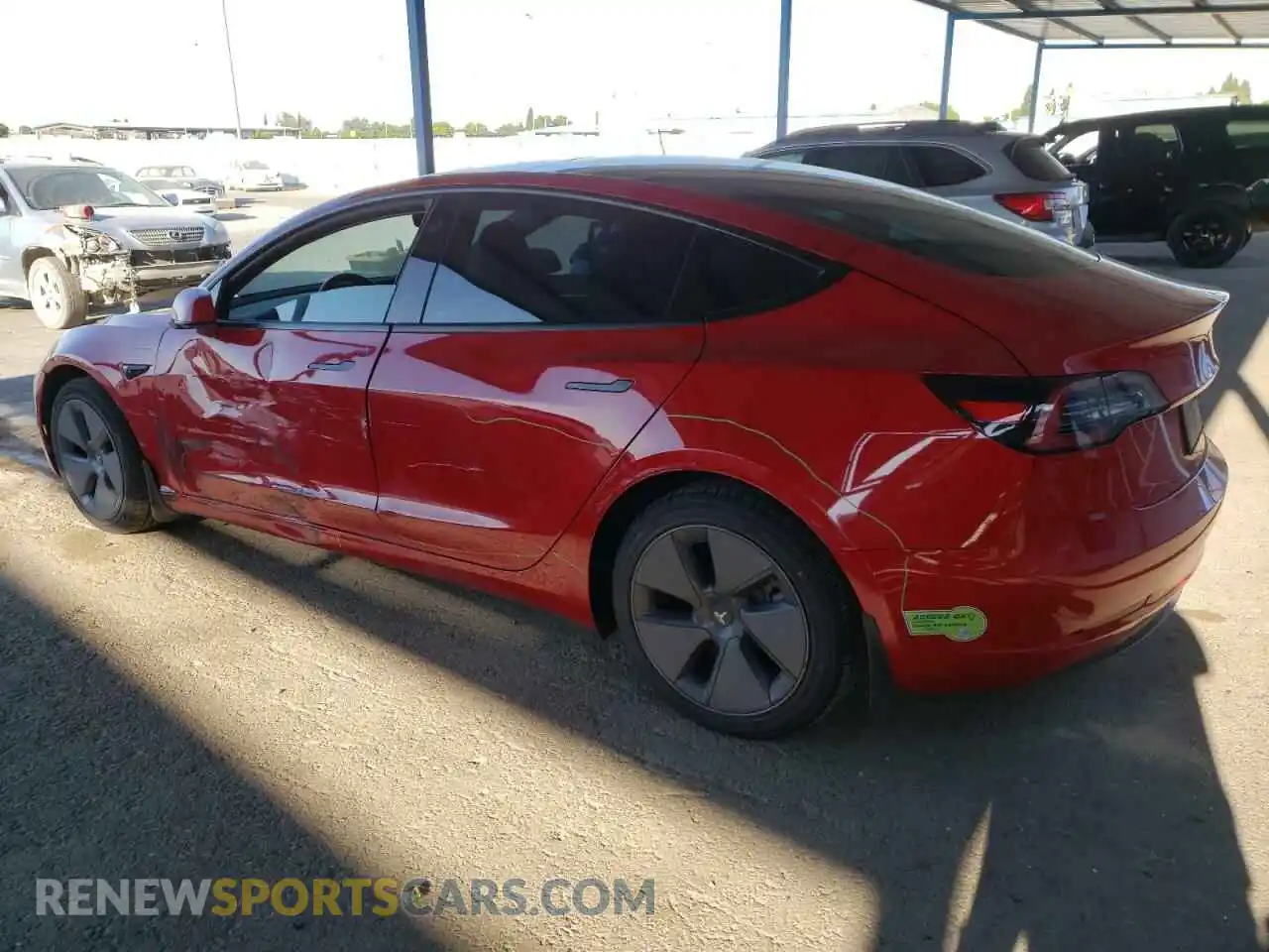 2 Photograph of a damaged car 5YJ3E1EA1PF399745 TESLA MODEL 3 2023