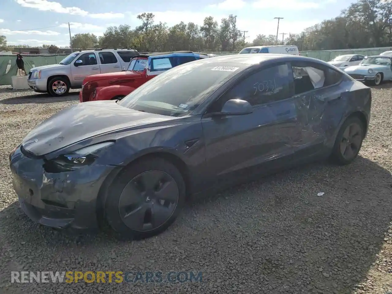 1 Photograph of a damaged car 5YJ3E1EA1PF409237 TESLA MODEL 3 2023