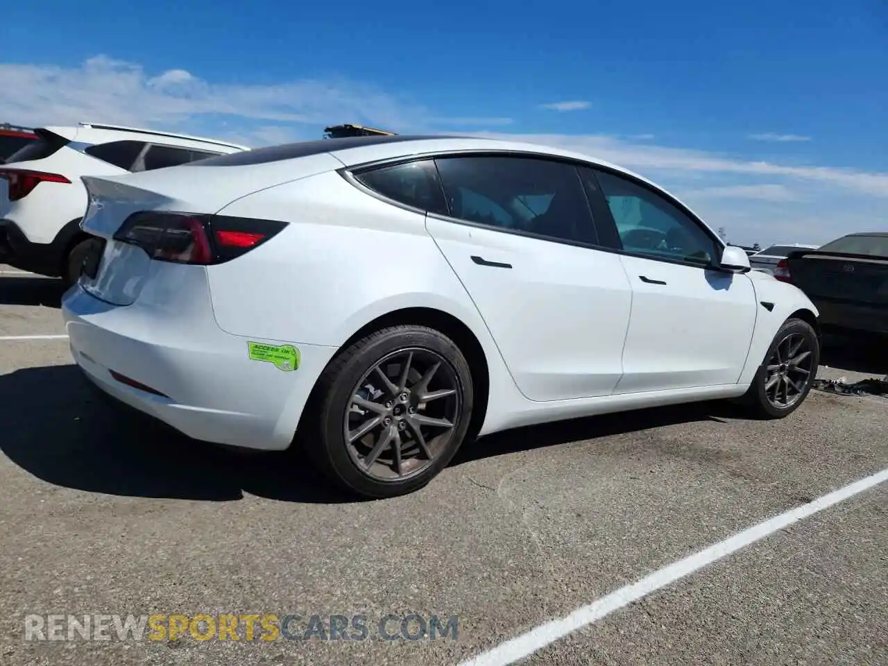 3 Photograph of a damaged car 5YJ3E1EA1PF413904 TESLA MODEL 3 2023