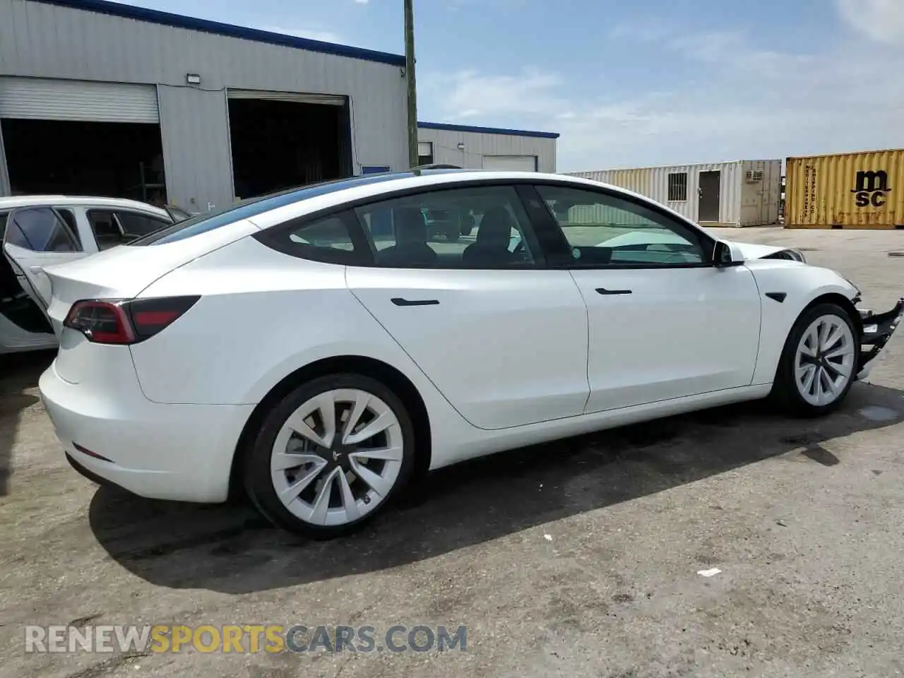 3 Photograph of a damaged car 5YJ3E1EA1PF427897 TESLA MODEL 3 2023