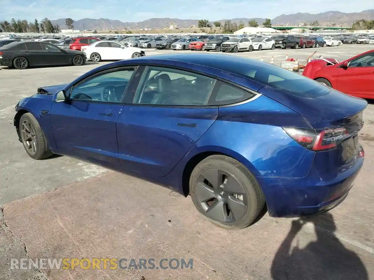 2 fotografías del automóvil dañado 5YJ3E1EA1PF428810 TESLA MODEL 3 2023