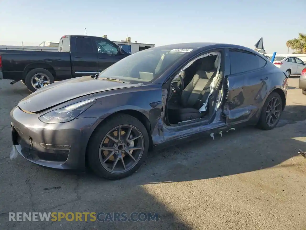 1 Photograph of a damaged car 5YJ3E1EA1PF436020 TESLA MODEL 3 2023