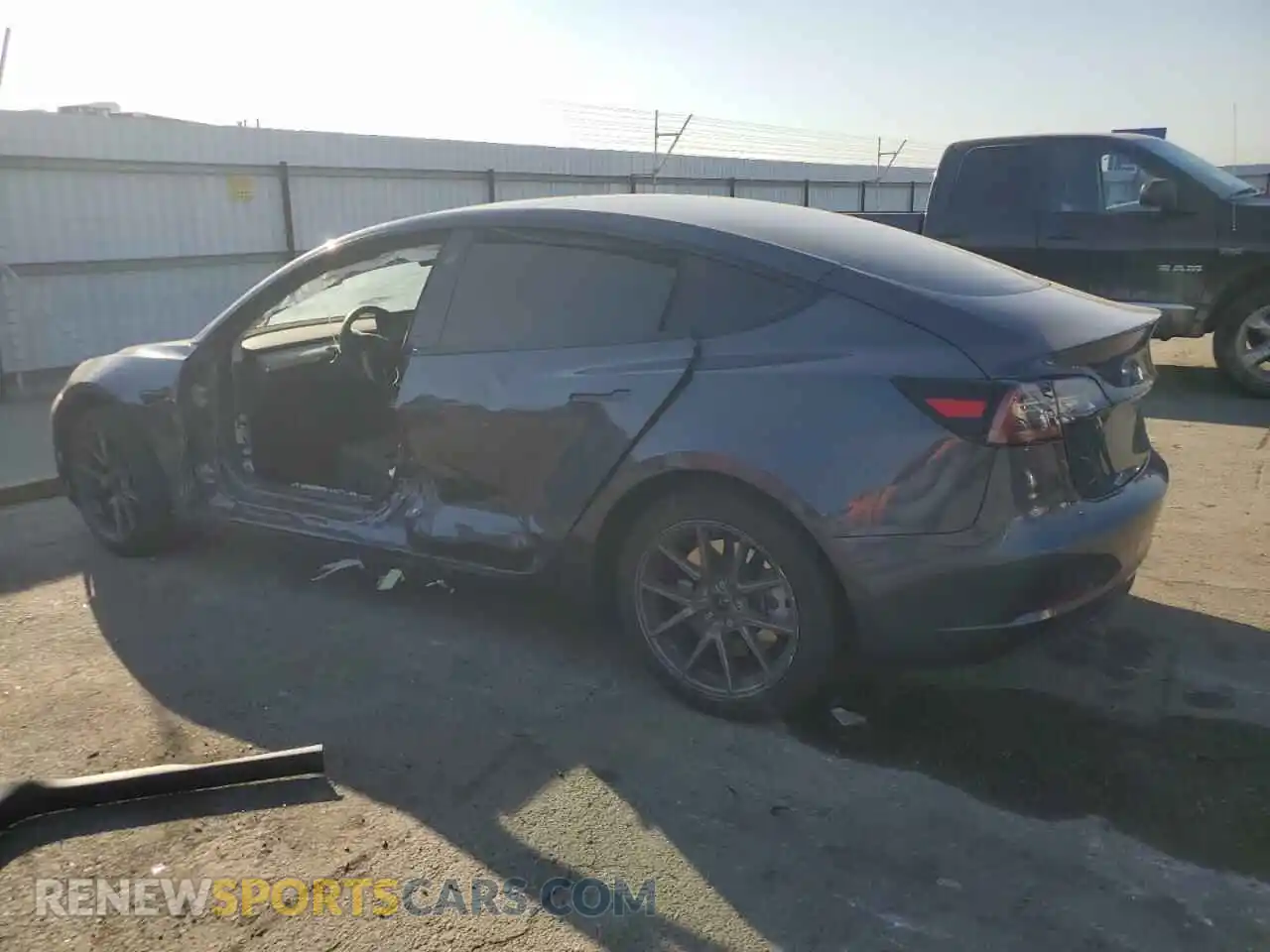 2 Photograph of a damaged car 5YJ3E1EA1PF436020 TESLA MODEL 3 2023