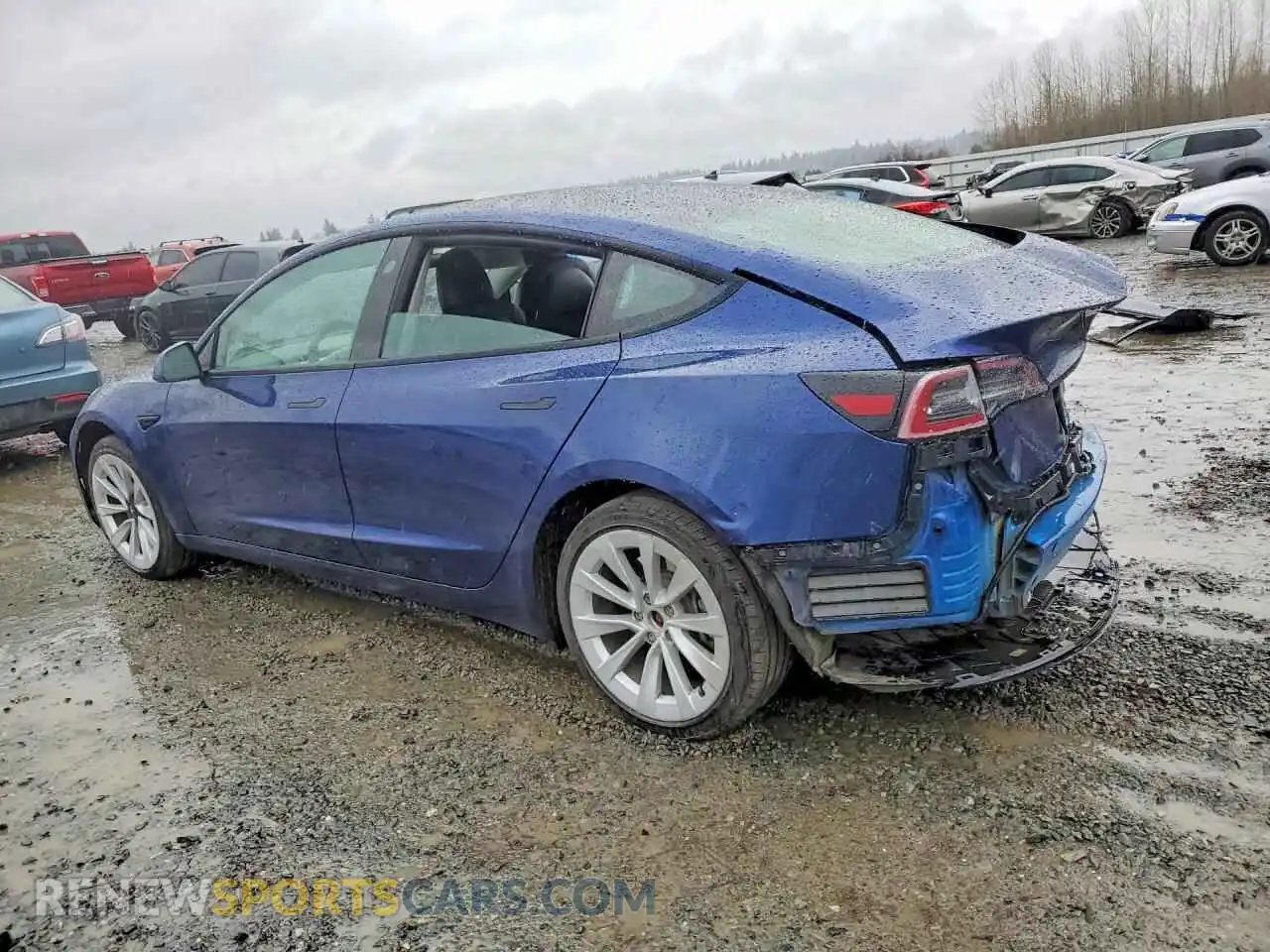 2 Photograph of a damaged car 5YJ3E1EA1PF460169 TESLA MODEL 3 2023