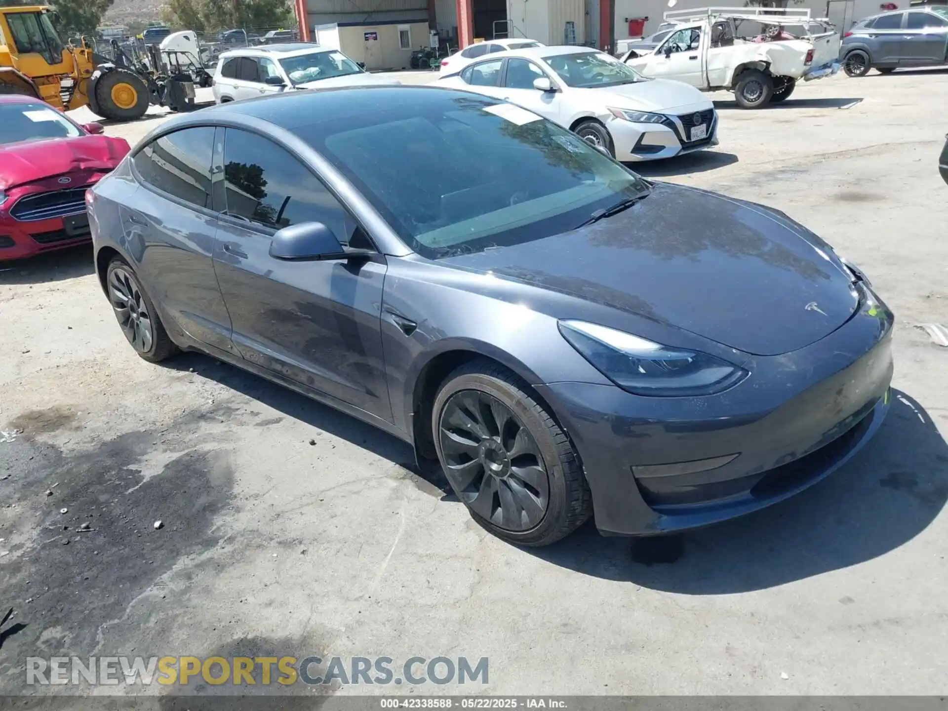 1 Photograph of a damaged car 5YJ3E1EA1PF464013 TESLA MODEL 3 2023