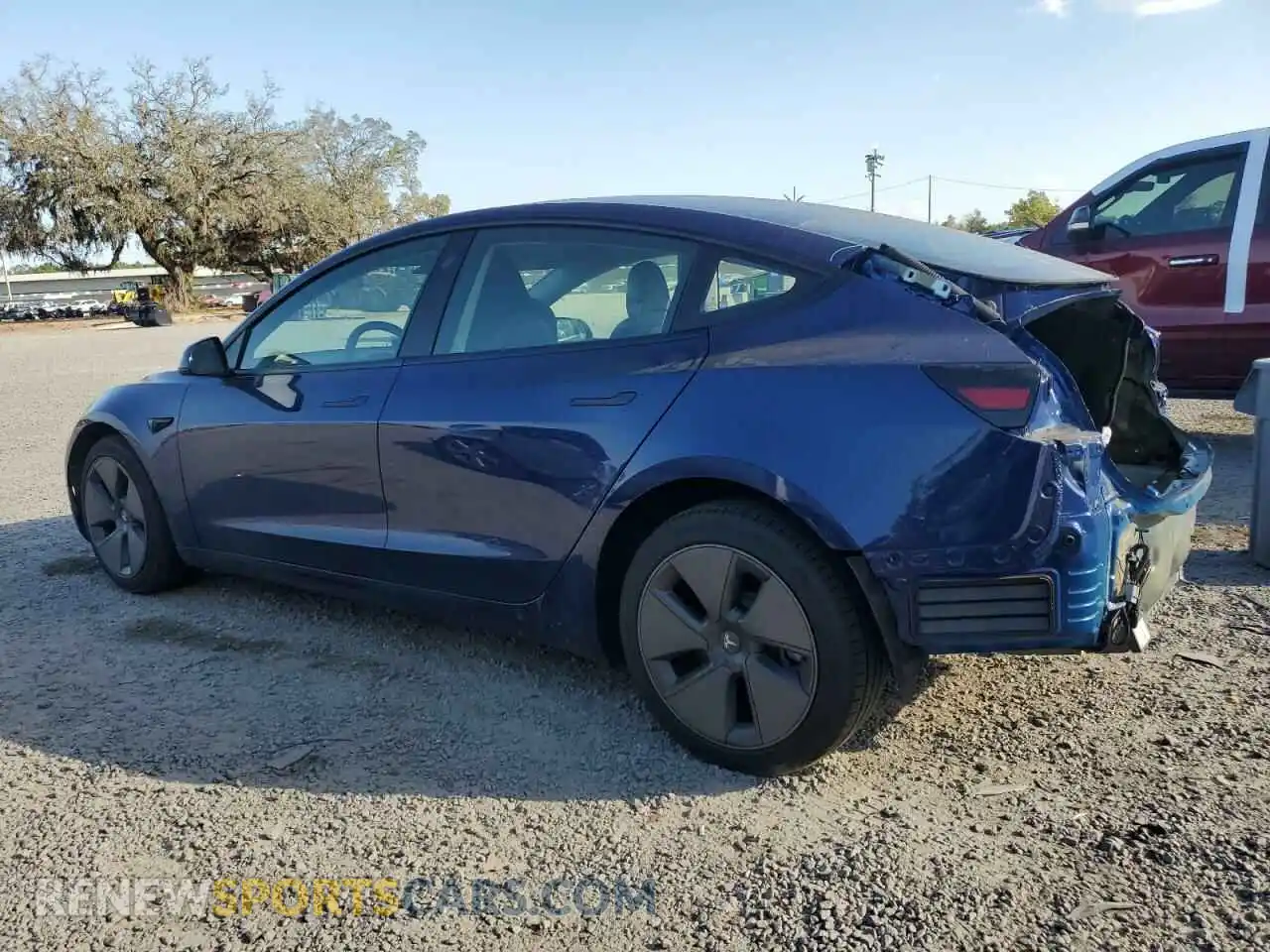 2 Photograph of a damaged car 5YJ3E1EA1PF501464 TESLA MODEL 3 2023