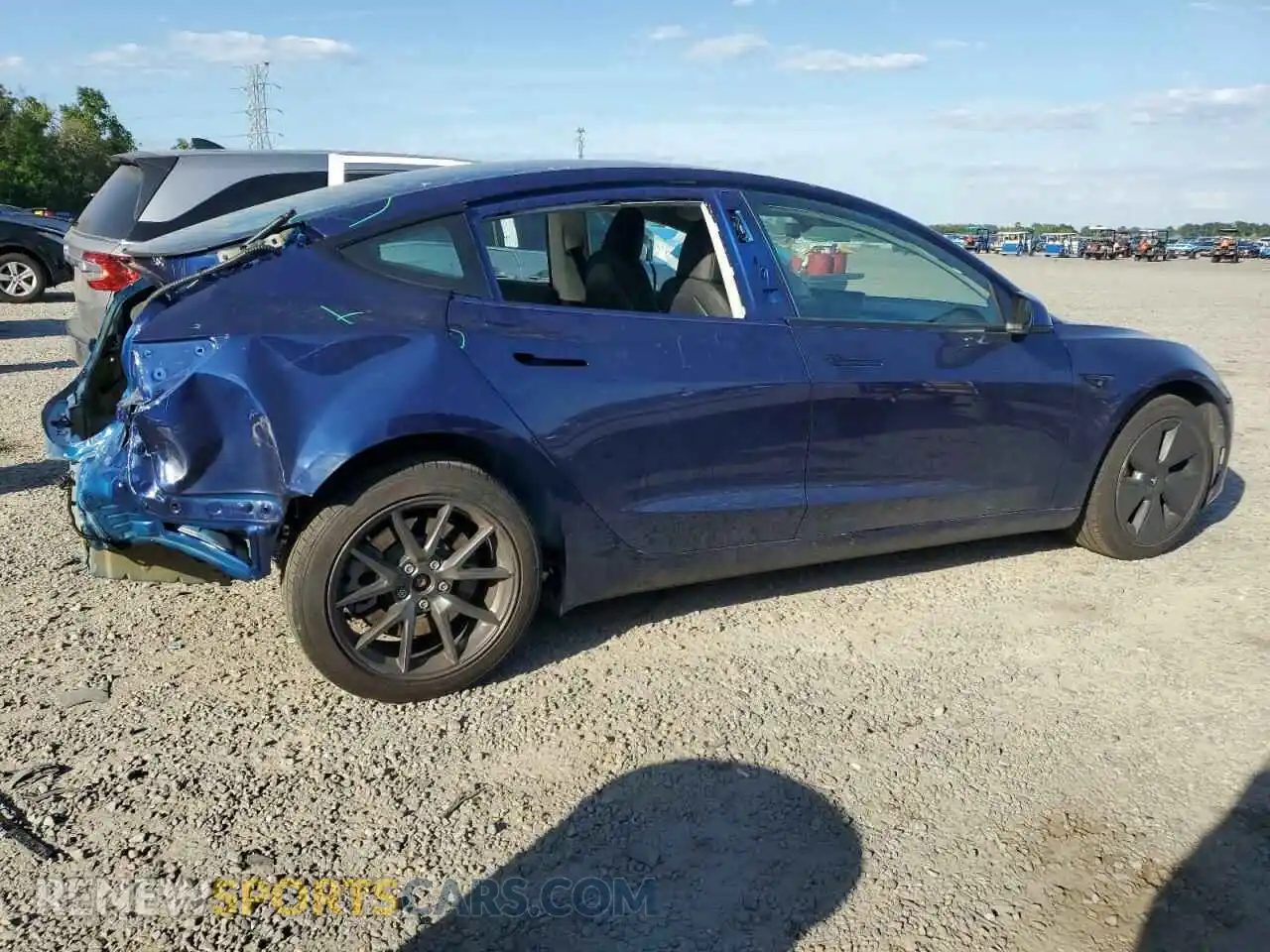 3 Photograph of a damaged car 5YJ3E1EA1PF501464 TESLA MODEL 3 2023
