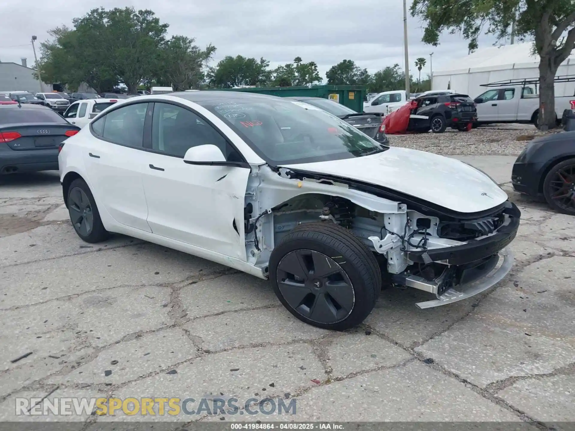 1 Photograph of a damaged car 5YJ3E1EA1PF511007 TESLA MODEL 3 2023