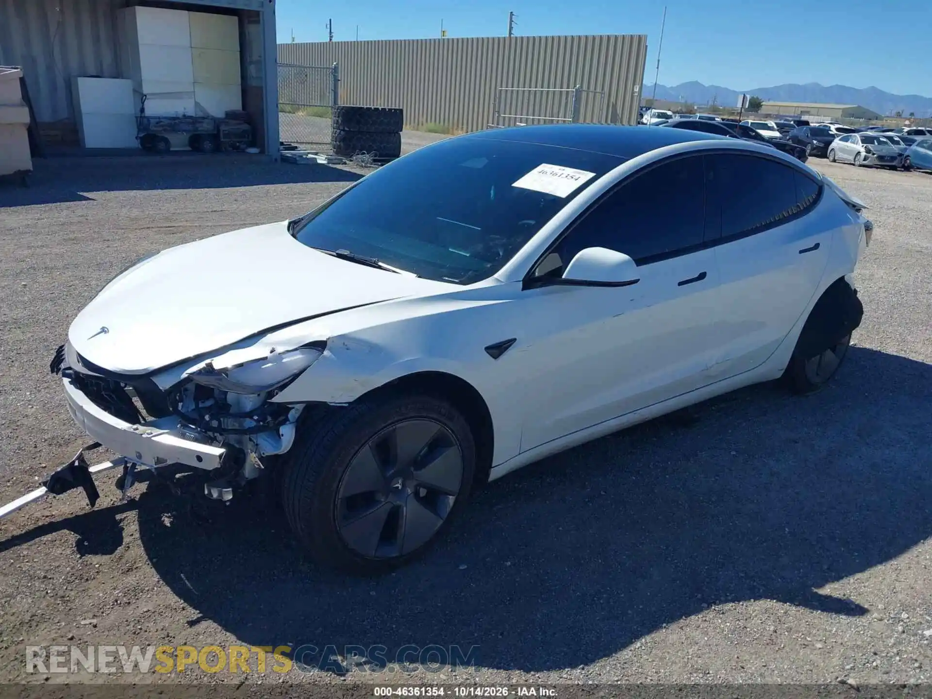 2 fotografías del automóvil dañado 5YJ3E1EA1PF519429 TESLA MODEL 3 2023