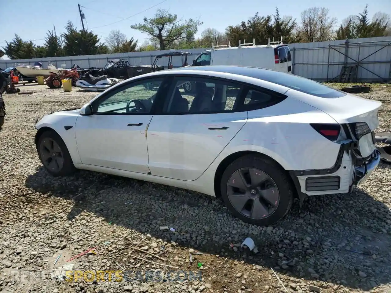2 Photograph of a damaged car 5YJ3E1EA1PF547134 TESLA MODEL 3 2023