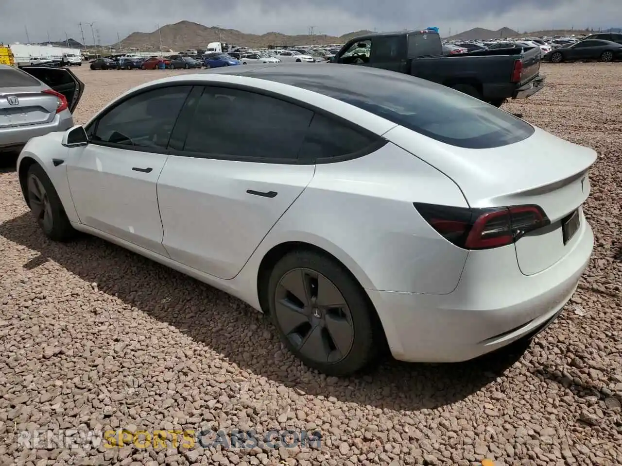 2 Photograph of a damaged car 5YJ3E1EA1PF587889 TESLA MODEL 3 2023