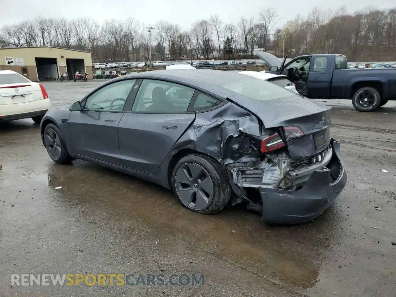 2 Photograph of a damaged car 5YJ3E1EA1PF662929 TESLA MODEL 3 2023